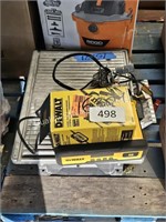 2 battery chargers/tile saw