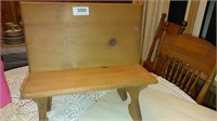 small wooden doll desk
