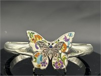 Vintage Brighton Belle Jardin Butterfly Enamel