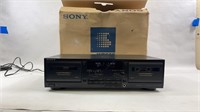 Sony TC-WR535 Dual Cassette Deck Tape Player