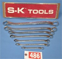 SK USA box end offset wrenches (3/8" to 1")