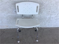 Shower Chair, 32in Tall X 20in Wide