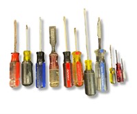 11 Assorted Screw Drivers