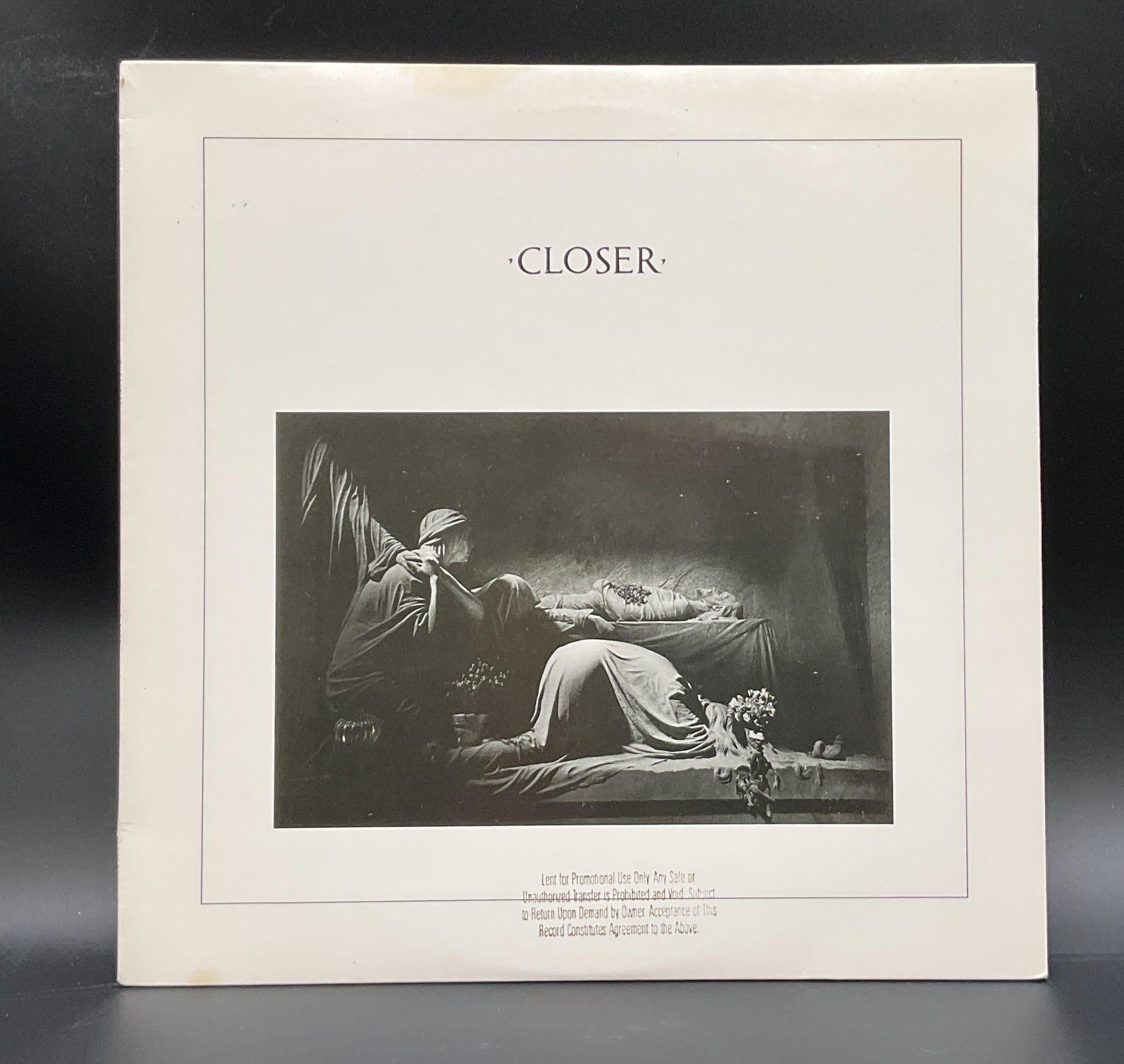 1989  Joy Division "Closer" Post-Punk LP