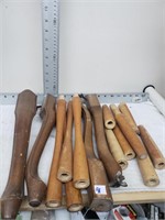 Whole bunch of wooden legs
