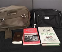 2x carry on bags, A history of Welland book +more