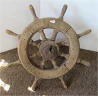 Wood Zimmer Manuf. Company Wheel. Measures 25"