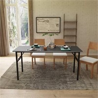 Dining Desk 55inches Office Desk Folding Table Din
