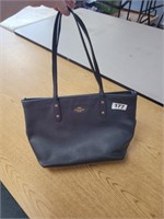 COACH NEW YORK PURSE, GENTLY USED (STRAP IS FRAYIG