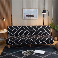 SEALED-Armless Sofa Bed Stretch Cover x2