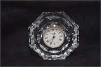 Small Waterford Crystal Clock 3"