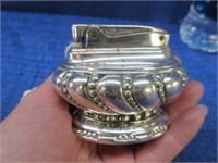 old ronson table lighter - crown pattern