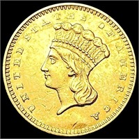 1856 Rare Gold Dollar CLOSELY UNCIRCULATED