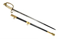 U.S. Model 1852 Naval Officer's Dress Sword &