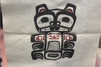 Canadian Indian print/artwork on cloth