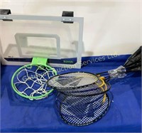 Child’s Pro Mini Hoop and 7 Badminton Rackets