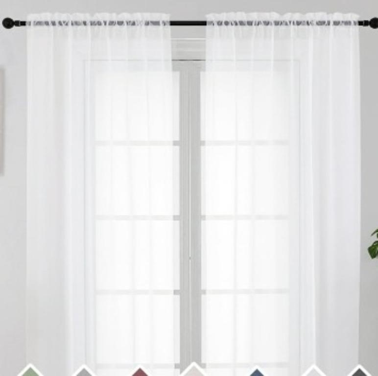 OVZME 40W x 72L 2 Panels Semi Transparent Window D