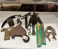 Antique Ignition Coil & Miscellaneous Tool -Lot