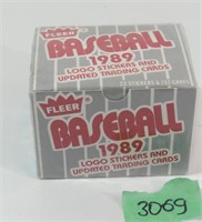 Fleer Baseball 1989Logo Stickers and Cards, sealed