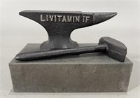 Livitamin IF Anvil & Hammer Paperweights