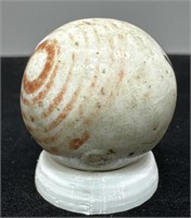 Antique Chinese crow feet helix shooter marble