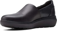Clarks womens Kayleigh Step Loafer, Black