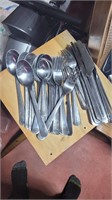 Stainless flatware lot