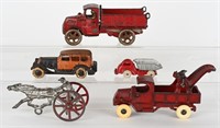 5- CAST IRON TOYS, ARCADE, HUBLEY & MORE