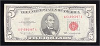 1963 $5 Red Seal Note