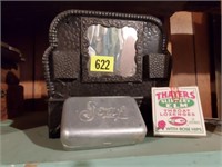 Comb & brush holder, soap, lozenges box