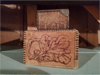 Antique button, moose box (2)