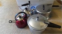 Teapots, Pressure Cooker, AS-IS