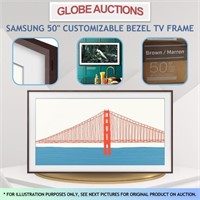 SAMSUNG 50" CUSTOMIZABLE BEZEL TV FRAME(MSP:$199)