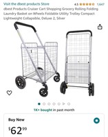 Shopping Rolling Cart (Open Box)