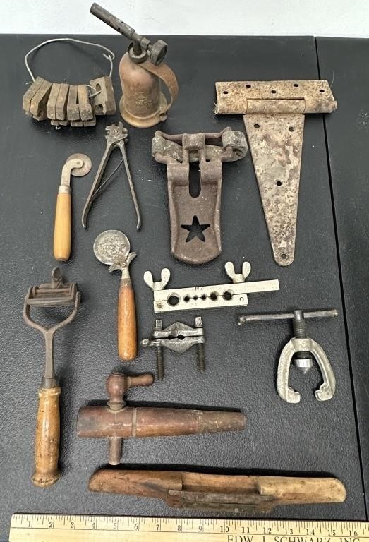 Primitive Barn Hardware Etc Lot See Photos for