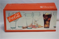 Coca Cola Bell Soda Glasses