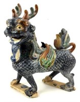 Ceramic Chinese Pixiu Decor Figure