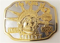 100 Years of Liberty 1186-1986 Belt Buckle