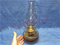 Antique bracket oil lamp