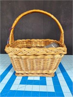 Wicker basket with universal remotes