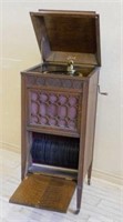 Edison Tiger Oak Cased Disc Phonograph.