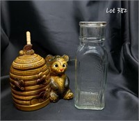 Honey Jar, Glass Jar