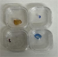 (4) RARE GEMSTONES