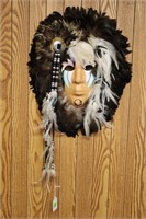 RW ADAMSON INDIAN SHAMAN'S MEDICINE MAN MASK