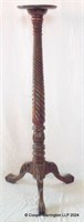 Victorian Style Interiour Mahogany Torchere Stand