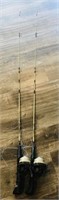 Pair Of South Bend "Family Fun" Fishing Rods