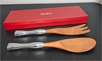 Nambe Cherry Salad Servers Appear to be new