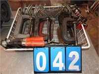 Lot of Over 30 C-Clamps