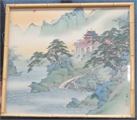 Oriental Silk Painting