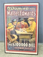 1915 Domino Films "The $100,000 Bill" Movie Poster